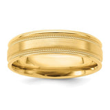 14k-yellow-gold-heavy-comfort-fit-brush-satin-fancy-band-SolomonJeweler-Wichita-KS-CustomJewelry
