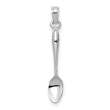 14k-white-gold-3-d-table-spoon-pendant-SolomonJeweler-Wichita-KS-CustomJewelry