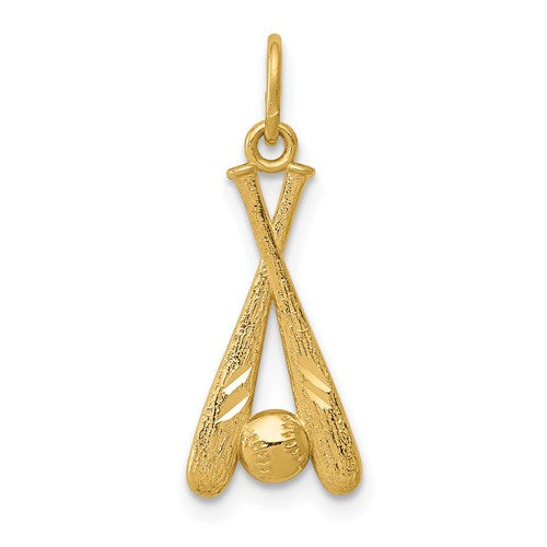 14k-baseball-bats-and-ball-pendant-SolomonJeweler-Wichita-KS-CustomJewelry