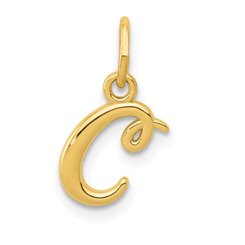 14k-yellow-gold-letter-c-initial-charm-SolomonJeweler-Wichita-KS-CustomJewelry