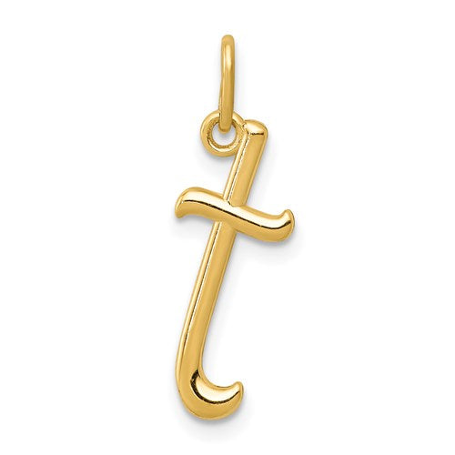 14k-yellow-gold-letter-t-initial-charm-SolomonJeweler-Wichita-KS-CustomJewelry