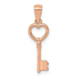 14k-rose-gold-3d-polished-heart-key-charm-SolomonJeweler-Wichita-KS-CustomJewelry