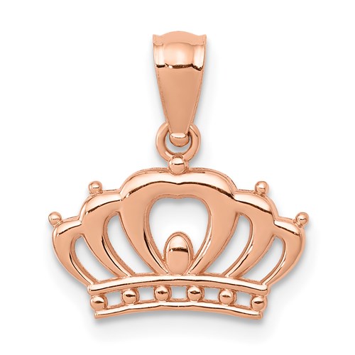 14k-rose-gold-crown-pendant-SolomonJeweler-Wichita-KS-CustomJewelry