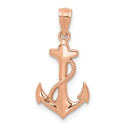14k-rose-gold-anchor-pendant-SolomonJeweler-Wichita-KS-CustomJewelry