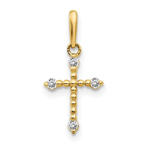 14k-cz-childrens-cross-pendant-SolomonJeweler-Wichita-KS-CustomJewelry