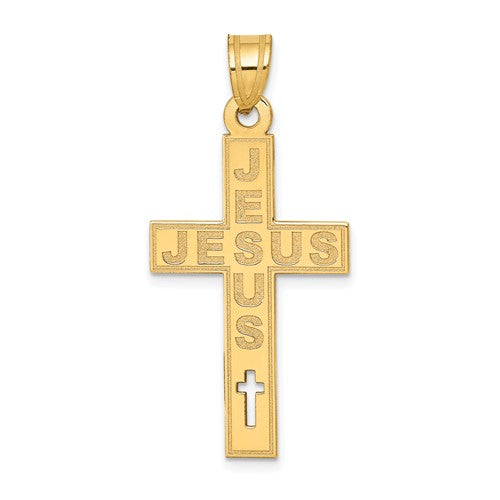 14k-laser-cut-jesus-cross-charm-SolomonJeweler-Wichita-KS-CustomJewelry
