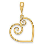 14k-polished-swirl-heart-pendant-SolomonJeweler-Wichita-KS-CustomJewelry