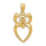 14k-gold-polished-cut-out-owl-pendant-SolomonJeweler-Wichita-KS-CustomJewelry