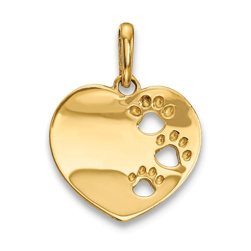 14k-childrens-heart-with-pawprints-pendant-SolomonJeweler-Wichita-KS-CustomJewelry