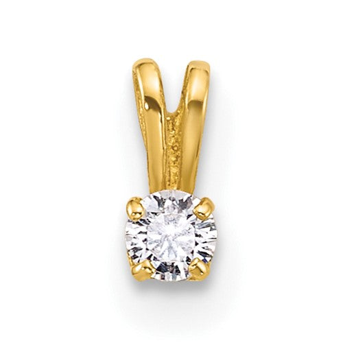 14k-childrens-tiny-cz-pendant-SolomonJeweler-Wichita-KS-CustomJewelry