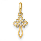 14k-childrens-fancy-cz-cross-pendant-SolomonJeweler-Wichita-KS-CustomJewelry