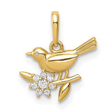 14k-bird-on-a-branch-cz-pendant-SolomonJeweler-Wichita-KS-CustomJewelry