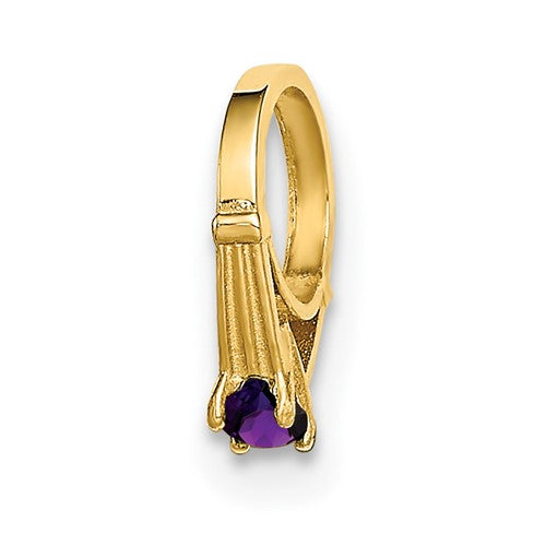 14k-3d-ring-with-dark-purple-cz-charm-SolomonJeweler-Wichita-KS-CustomJewelry
