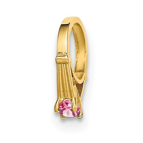 14k-3d-ring-with-light-pink-cz-charm-SolomonJeweler-Wichita-KS-CustomJewelry