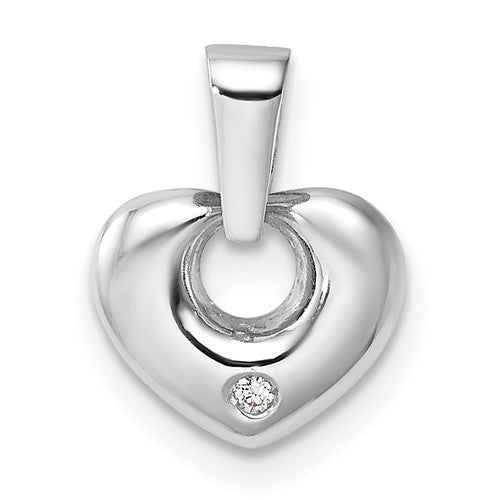 14k-white-gold-3d-cz-heart-pendant-SolomonJeweler-Wichita-KS-CustomJewelry