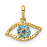 14k-blue-cz-eye-pendant-SolomonJeweler-Wichita-KS-CustomJewelry