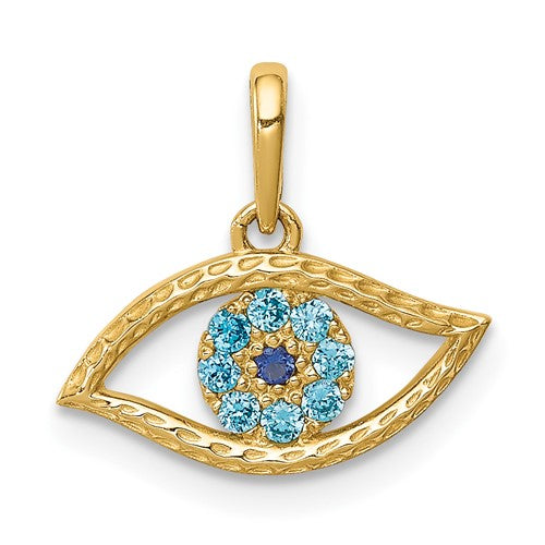 14k-blue-cz-eye-pendant-SolomonJeweler-Wichita-KS-CustomJewelry