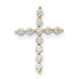 14k-cz-cross-pendant-chain-slide-SolomonJeweler-Wichita-KS-CustomJewelry