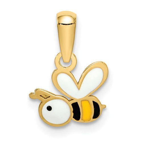 14k-enamel-bumble-bee-pendant-SolomonJeweler-Wichita-KS-CustomJewelry