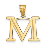 14k-polished-etched-letter-m-initial-pendant-SolomonJeweler-Wichita-KS-CustomJewelry