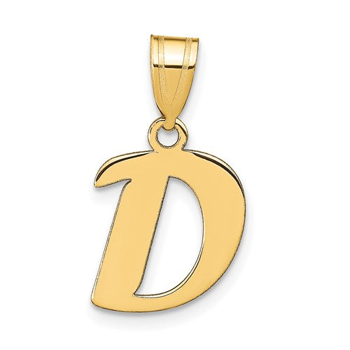 14k-polished-script-letter-d-initial-pendant-SolomonJeweler-Wichita-KS-CustomJewelry
