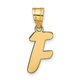 14k-polished-script-letter-f-initial-pendant-SolomonJeweler-Wichita-KS-CustomJewelry
