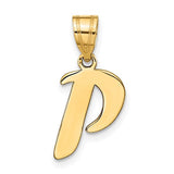 14k-polished-script-letter-p-initial-pendant-SolomonJeweler-Wichita-KS-CustomJewelry
