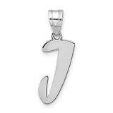 14kw-polished-script-letter-j-initial-pendant-SolomonJeweler-Wichita-KS-CustomJewelry
