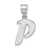 14kw-polished-script-letter-p-initial-pendant-SolomonJeweler-Wichita-KS-CustomJewelry