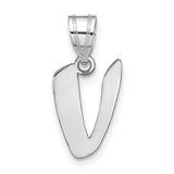 14kw-polished-script-letter-v-initial-pendant-SolomonJeweler-Wichita-KS-CustomJewelry