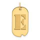 14k-polished-letter-e-initial-dog-tag-pendant-SolomonJeweler-Wichita-KS-CustomJewelry