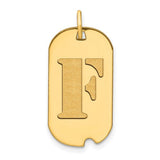 14k-polished-letter-f-initial-dog-tag-pendant-SolomonJeweler-Wichita-KS-CustomJewelry