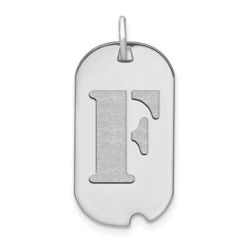 14kw-polished-letter-f-initial-dog-tag-pendant-SolomonJeweler-Wichita-KS-CustomJewelry