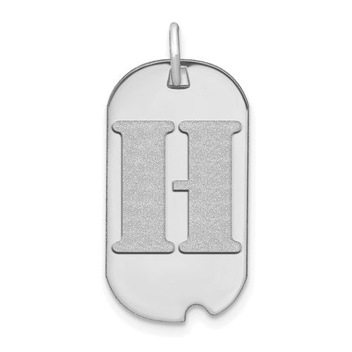 14kw-polished-letter-h-initial-dog-tag-pendant-SolomonJeweler-Wichita-KS-CustomJewelry