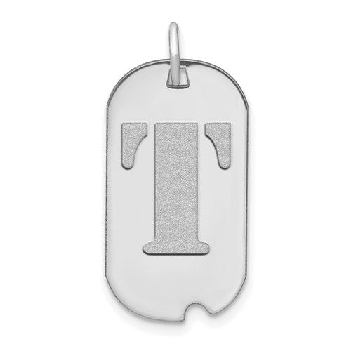14kw-polished-letter-t-initial-dog-tag-pendant-SolomonJeweler-Wichita-KS-CustomJewelry