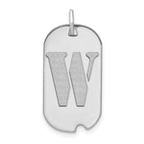 14kw-polished-letter-w-initial-dog-tag-pendant-SolomonJeweler-Wichita-KS-CustomJewelry
