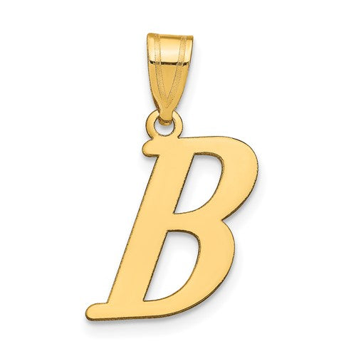 14k-polished-letter-b-initial-pendant-SolomonJeweler-Wichita-KS-CustomJewelry