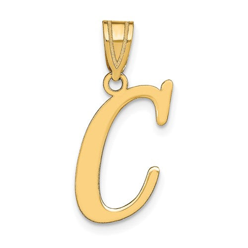 14k-polished-letter-c-initial-pendant-SolomonJeweler-Wichita-KS-CustomJewelry