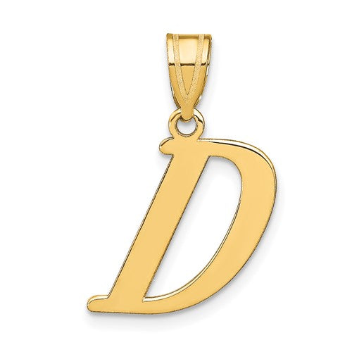 14k-polished-letter-d-initial-pendant-SolomonJeweler-Wichita-KS-CustomJewelry