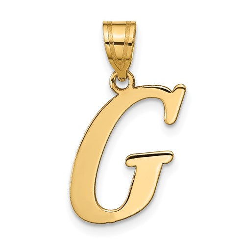 14k-polished-letter-g-initial-pendant-SolomonJeweler-Wichita-KS-CustomJewelry