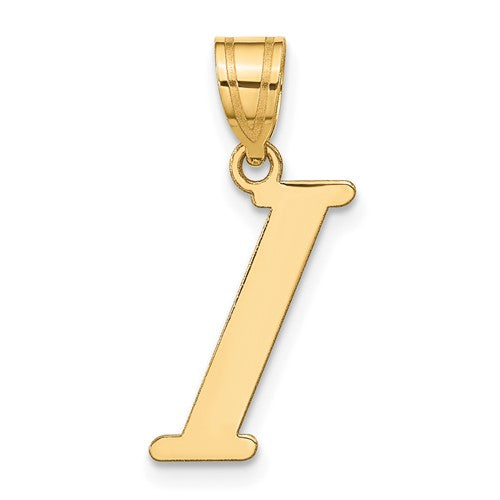 14k-polished-letter-i-initial-pendant-SolomonJeweler-Wichita-KS-CustomJewelry