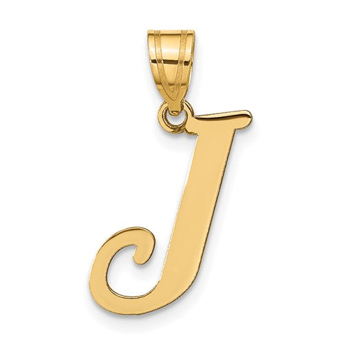 14k-polished-letter-j-initial-pendant-SolomonJeweler-Wichita-KS-CustomJewelry