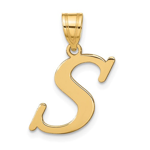 14k-polished-letter-s-initial-pendant-SolomonJeweler-Wichita-KS-CustomJewelry