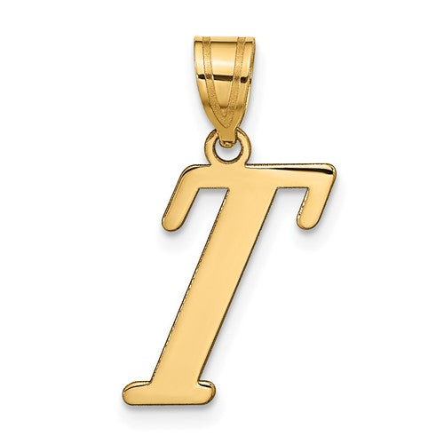 14k-polished-letter-t-initial-pendant-SolomonJeweler-Wichita-KS-CustomJewelry