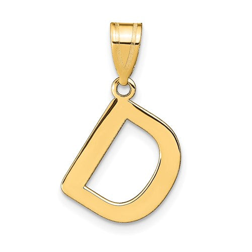 14k-polished-bubble-letter-d-initial-pendant-SolomonJeweler-Wichita-KS-CustomJewelry