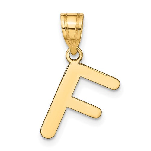 14k-polished-bubble-letter-f-initial-pendant-SolomonJeweler-Wichita-KS-CustomJewelry