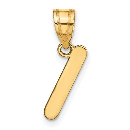 14k-polished-bubble-letter-i-initial-pendant-SolomonJeweler-Wichita-KS-CustomJewelry
