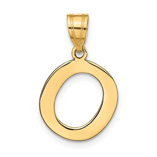 14k-polished-bubble-letter-o-initial-pendant-SolomonJeweler-Wichita-KS-CustomJewelry