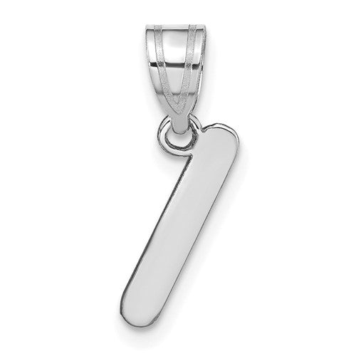 14kw-polished-bubble-letter-i-initial-pendant-SolomonJeweler-Wichita-KS-CustomJewelry