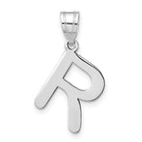 14kw-polished-bubble-letter-r-initial-pendant-SolomonJeweler-Wichita-KS-CustomJewelry